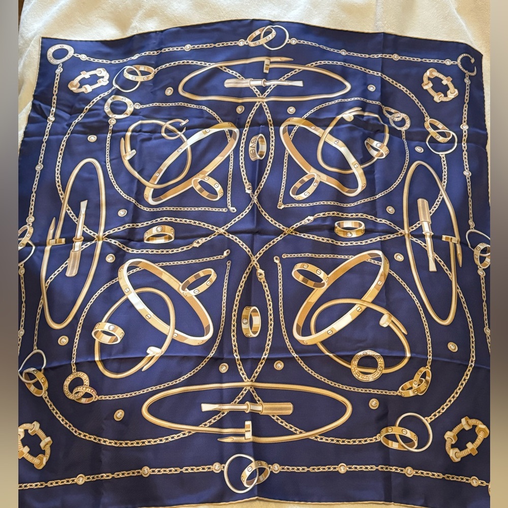 Authentic Cartier Precious Mundanity Scarf